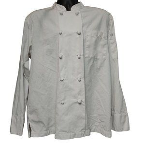 Chef Works Unisex White Chef's Jacket Uniform Shirt Large